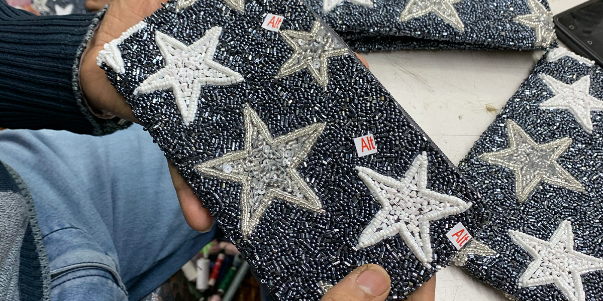ninabags nina beadedbags ビーズバッグ シンガポール - メルカリ